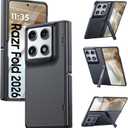 GooseBox for Motorola Razr Fold Case 2026 Phone Case Built-in Screen Protector & Hinge Protection & Hidden Kickstand Razr Fold Case with Full Body Shockproof Protective Phone Case for Moto Razr Fold