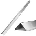Zipcase Stainless Steel Wall Corner Guard 2 x 2 x 48 inch, Pack of 10 Metal Wall Corner Protector with 90-Degree Angle for Wall Protection and Decoration.
