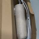 OUTON Beige Large Drum Lamp Shades for Floor Lamps, 16" Top x16" Bottom x 9" High, Easy to Assemble, Replacement Linen Lampshades for Table Lamps & Bedside Lamps (1.65" Spider)