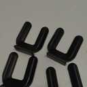 4PCS Furniture Wheel Stop Rubber Chair Wheel Stopper Bed Caster Stoppers Non-Slip and Silent for Rolling Chairs Beds and Other Furniture (Medium-6.5cm)