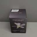 aupuslite 20" Socket Fan Light with Remote, 30W 2000 Lumens, 3 Colors 3000-6000K Small Ceiling Fans with Lights 6 Speed Wind Light Bulb Fan for Bedroom, Living Room, Kitchen, Laundry Room