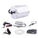 48V Motor Kit 2000W MAX 5700RPM Electric Dirt Bike Motor-42A Electric Scooter Motor, 6.9N.M Go Kart Electric Motor Without Bracket Reverse Ebike Throttle with Key Foot Pedal