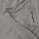 Arach&Cloz Women's Lightweight Summer Business Casual Cropped Short Sleeve Cardigan (XX-Large, Off-white)