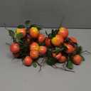 10 Pcs 17.72 Inches Artificial Fake Apple Branches Realistic Tall Apple Bouquets Tree Branch with Long Stem and Green Leaves Fruit Plant for Home Office Vase Filler Shop Decoration