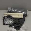 Y- STOP Hammock Chair Hanging Rope Swing Chair, Max 500 Lbs, 2 Seat Cushions Included, Removable Steel Spreader Bar with Anti-Slip Rings, Hardware kit-for Indoor Outdoor(Dark Grey) pcs