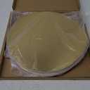 KesaPlan 100PCS Round Gold Placemats, 13" Disposable Paper Placemats for Dining Table, Mirrored Gold Charger Place Mat for Kitchen Banquet Table Setting Wedding Birthday Dinner Party Decor (Gold-100pcs)