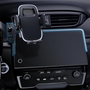 ELOHEI Car Phone Holder for Honda CR-V 2017-2022 Accessories, 7/5" Screen Phone Mount with Fixed Storage Tray and 360 Rotation Smart Phone Mount Kit