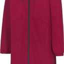 Speedo Unisex Adult Parka Jacket Fleece Lined Team Colors (Medium, 2.0 Team Maroon)