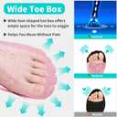 Barefoot Shoes Women Men Minimalist Zero Drop Wide Toe Box Water Shoes Hiking Barefoot Footwear Unisex Sneakers for Workout Cross-Trainer Walking Running Camping Grounding Beach Weightlifting Sport (Pink) S