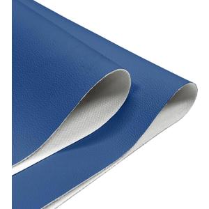 Faux Leather Fabric,54"x36" Thick Durable Synthetic Upholstery Leather Vinyl, Soft Smooth Waterproof, Durable,Replacement Renovate for Wallets, DIY Projects, Furniture, Car Seats 1 Yard-Blue