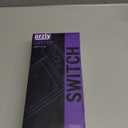 Orzly Carrying case for Nintendo Switch OLED and Switch Console - Purple Protective Hard Portable Travel case Shell Pouch for Nintendo Switch Console & Accessories