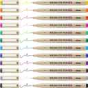 [12 Colors] 05 Micro, Fineliner Pen Set Ink, Fine Point Pen,Multi-liner, Sketching, Anime,Artist Illustrating/Technical Drawing,Office Documents