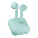 Happy Plugs Air 1 Go True Wireless Headphones - Smallest Lightest True Wireless Bluetooth 5.0 Headset, 14 Touch Controls, 11 Hrs Battery, for iOS, Android, Smartphone, Tablets, & PC (Mint) 