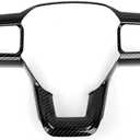 Youtaiche Car ABS Carbon Fiber Trim Decal Sticker Interior Trim Cover Accessories for 2024 2025 2026 Ford Mustang