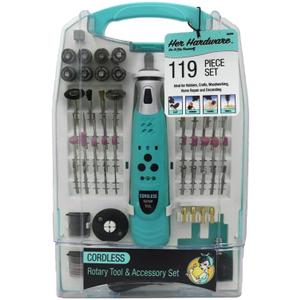 Allied Tools 38209 119 Pcs. Cordless LED Rotary Tool Set