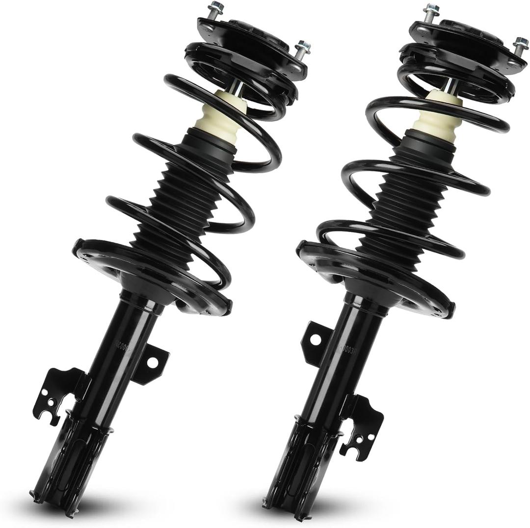 Front Left & Right Complete Strut Coil Spring Assembly Shock Absorber fit for Toyota Camry Solara 3.0L 3.3L V6 2004-2006, for Lexus ES330 2004-2006, Replace 172205 172206