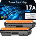 17A Toner Cartridge HP CF217A - Replacement for 17A CF217A to Compatible with LaserJet Pro M102w M130nw M130fw M130fn M102a M130a Pro MFP M130 M102 Series Printer (Black, 2-Pack)