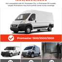 Car Floor Mat for Dodge Ram Promaster: Custom Fit TPE All Weather Accessories for 2018 2019 2020 2021 2022 2023 2024 2025 2026 Van 1500 2500 3500(Not Fit for EV & Ram Promaster City)