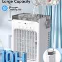 Portable Air Conditioners, Air Cooler Evaporative Personal Mini AC, 3 Wind Speed, 2-4-8H Timer, 3 Modes, Colorful Night Light, Portable AC for Room, Car, Bedroom, Camping