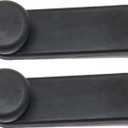 Window Crank Compatible with CHEVROLET Aveo 2004-2011 / Sonic 2012-2018 Front Window Handle Right Side and Left Side Black (=Rear)