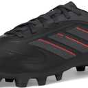 Adidas Unisex-Adult Copa Pure 3 Club Firm Ground/Multi Ground (9 Women/8 Men, Black/Carbon/Lucid Red)