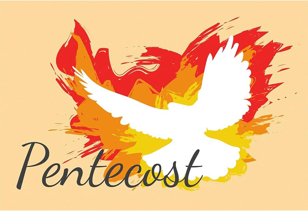 Baocicco 5x3ft Pentecost Backdrop Resurrection of Jesus Pure White Holy Spirit on Jesus Photography Background Wallpaper Decoration for Church Religion Fiesta Holy Day Christian Photoshoot Props