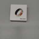 Enamel Craft Smart Ring for Women & Men - No Subscription Fee Fitness Tracker with Sleep Tracking, Heart Rate, SpO2 - IP68 Waterproof for iPhone Android - Activity Tracker, Remote Camera Size8