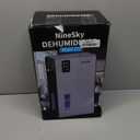 NineSky Dehumidifier for Home, 95 OZ Water Tank, (1000 sq.ft) Dehumidifiers for Bathroom Bedroom Basement with Auto Shut Off,7 Colors LED Light (Gray)