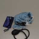 Cervical Neck Traction Device for Neck Pain Relief - Inflatable Neck Stretcher Traction Collar for Neck Decompression - Best Home Use Neck Brace Pump (Blue Plush)