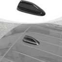 Shark Fin Antenna Base Cover Trim Compatible with Dodge Durango 2014-2024 & RAM 2018-2024 & for Jeep Grand Cherokee 2021-2024, Carbon Fiber