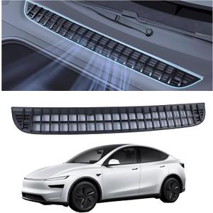 Air Intake Vent Grille Cover for New Tesla Model Y Refresh Juniper 2025 2026 Front Air Inlet Protective Mesh Guard Air Filters Grille Mesh Inserts Black Air Filter Accessories