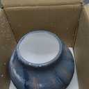 9.8" Modern Sculptural Ceramic Vase Swirled Matte in Dusty Blue