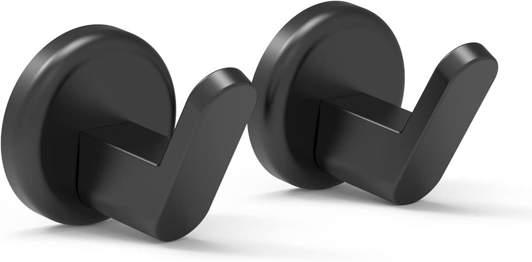 Ant Mag Magnetic Hooks Heavy Duty for Hanging Utensils Grills Keys Coats for Home Kitchen Refrigerator 2 Pack