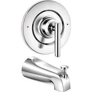 tub shower trim kit with Tub Spout, Compatible with Moen Gibson Posi-Temp T2901 | T2901 Bathroom Shower trim kit, for Moen 2510, 2520, 2570, and 2590 Pressure-Balancing valves