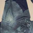 WDIRARA Women's Floral Halter Bodycon Dress Sleeveless Split Tie Backless Maxi Dresses (Multicolored Blue, Medium)