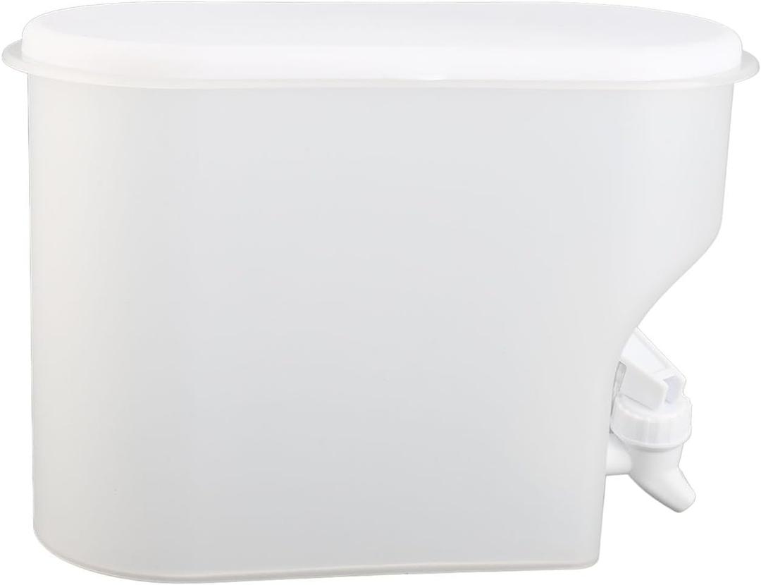 Plastic Drink Dispenser, Dispenser,3.5L PP Sealed Tion Refrigerator Comes with a Faucet, Modern and Simple Cold Water Iced Beverage Dispensers Water Milk Lemonade Tea Container