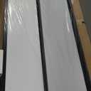 AIKVSXER 6PACK 1x4 LED Flat Panel Light Surface Mount LED Ceiling Light, 5500LM 50W TRIAC 10-100% Dimmable, 3000/4000/5000k AC120V Kitchen Lights Ceiling Flush Mount for Garage/Basement Black