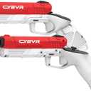 CYBVR Weighted Controller Grips for The Meta Quest 3 - Accessories for The Meta Quest 3S, Weighted Grips for Better Immersion in VR, Quest 3 Accessories for Immersive VR Gameplay (Red)