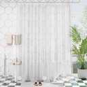AmazerBath Extra Long Shower Curtain 90 Inches Long, Clear Premium PEVA Plastic 72x90 Inches, Tall Bathroom Curtain Heavy Duty with 3 Weighted Stones and 12 Grommet Holes