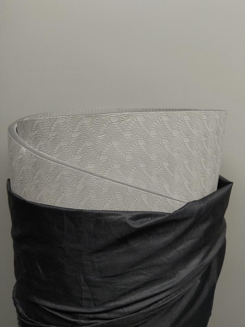 Round  Gray Mat 32"  Absorbent Non Slip Machine Washable Mat