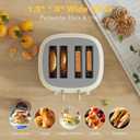 Toaster 4 Slice,Retro Stainless Steel Toaster with Extra Wide Slots Cancel, Bagel, Defrost Function, Dual Independent Control Panel, Removable Crumb Tray and High Lift Lever (Beige)
