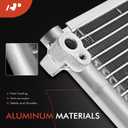A-Premium Air Conditioning Condenser Compatible with Toyota