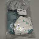 Aablexema Baby Footie Pajama with Mitten Cuffs, Double Zipper Infant Cotton clothes Sleeper Pjs, Footed Sleep Play 0-3 Months