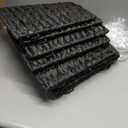 8-Piece Rattan Christmas Tree Collar - 42" Rustic Farmhouse Tree Skirt- Xmas Tree Base Cover for Christmas Decoration- Woven Holiday Tree Ring Accessory for Home, Living Room (Black, 42 in)