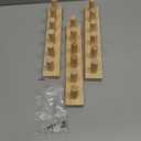 3pcs Chunky Knitting Blanket Loom Foldable, 35.4 Inch Thick Wooden Chunky Yarn Blanket Crochet Loom Frame with 1 Screwdriver & Assembly Tools Portable for DIY Blanket Throw Afghan Beginners Friendly