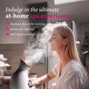 Colorfarm Facial Steamer Nano Ionic: Large 3-in-1 Face Steamer Deep Cleaning Unclogs Pores - Humidifier Towel Steamer Hot Mist Home Sauna Spa for Women Men Sinuses Moisturizing (5 Piece set)