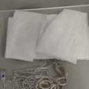 Ledido 108ft White Tulle Backdrop Curtains with Lights String - 300LED Fairy Lights Sheer Curtain Backdrop for Wedding Baby Shower Photo Shoot Birthday Party Decoration(2 Panels 58ft)White