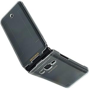 Shockproof Protection Hard Phone Case Protective Clear Cover for Samsung Galaxy Folder 2 SM-G160 / SM-G160N / SM-G1650W / SM-G165N / SM-G1650 (Transparent)