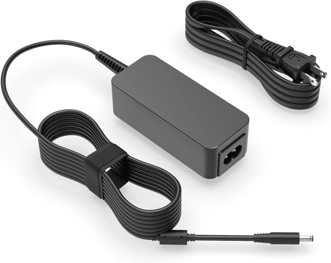 Superer 45W AC Charger Fit for Dell Inspiron P25T P24T P20T P58F P51F P28E P69G P57G P66F P75F P47F P30E P83G P60G P70F P54G P32E P55F P75F P29G P89G P35E P63F P76G P93G P91G Laptop Power Supply Cord