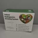 Stainless Steel Hydroponics Growing System Kits, Controlled Smart Indoor Garden with LED Grow Light Full Spectrum, 15 Pods Plant Germination Kit, with Quiet Pump,for Vegetables Herbs,Gardening Gifts (Silver)